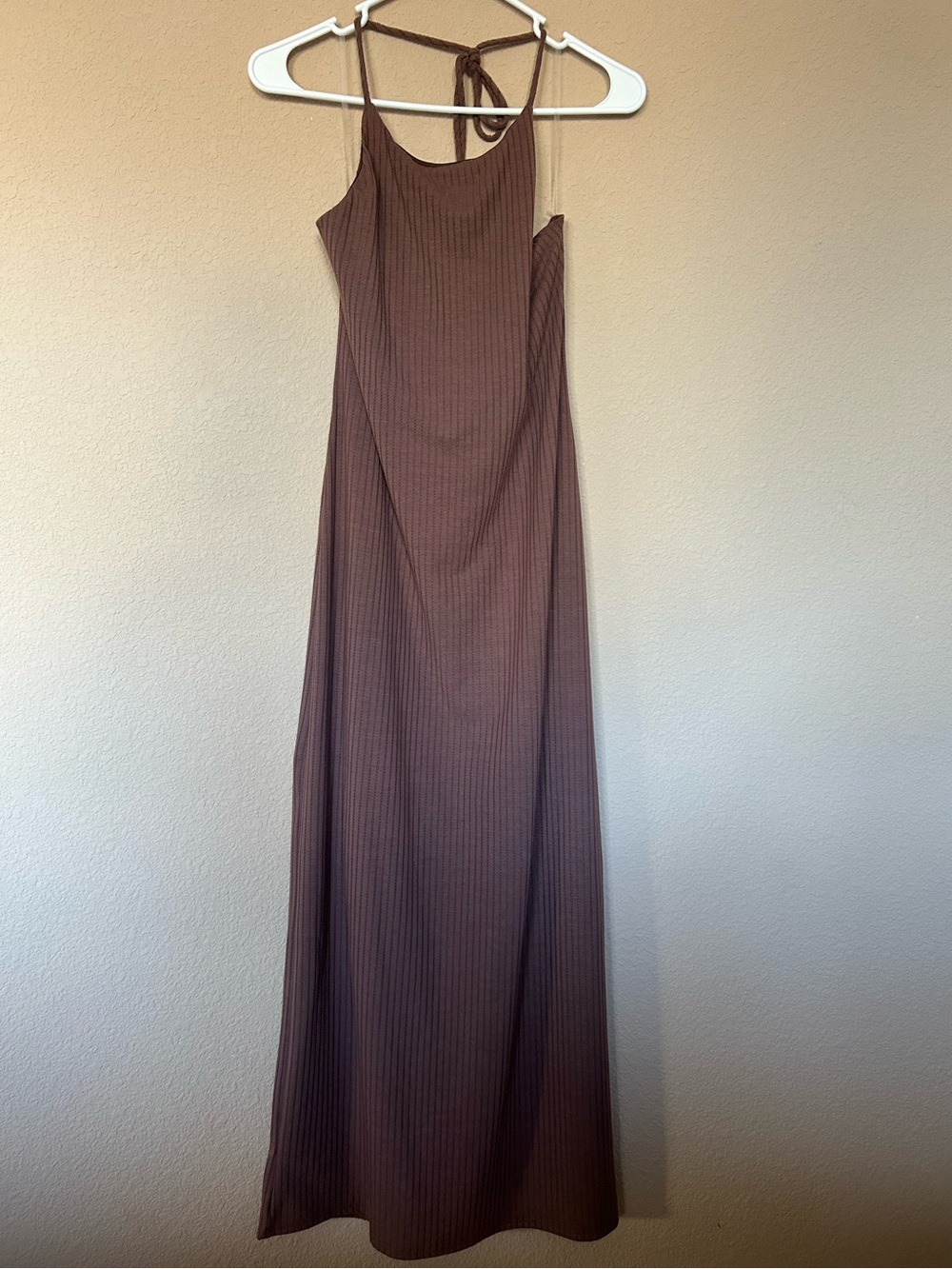 NWT ribbed halter dress size large